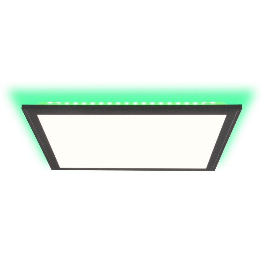 Brilliant - Iluminação de teto LED RGBW com regulação ALLIE LED/24W/230V 2700-6500K preto + comando