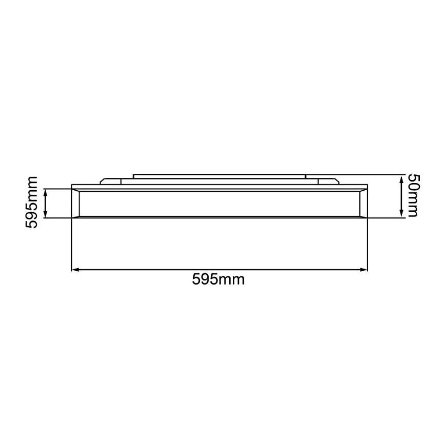 Brilliant - Iluminação de teto LED RGBW com regulação ELLERY LED/37W/230V 2700-6500K Wi-Fi Tuya + Controlo remoto