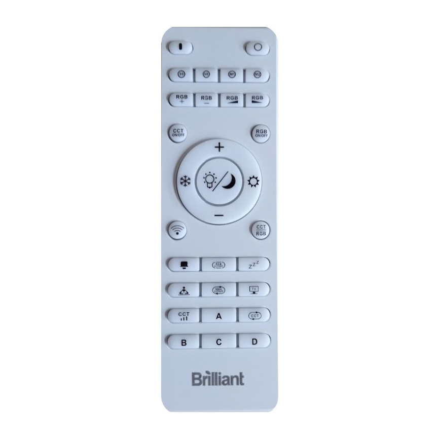 Brilliant - Iluminação de teto LED RGBW com regulação ELLERY LED/37W/230V 2700-6500K Wi-Fi Tuya + Controlo remoto