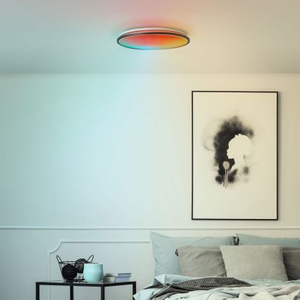 Brilliant - Iluminação de teto LED RGBW com regulação HEIDA LED/30W/230V 3000-6500K + comando