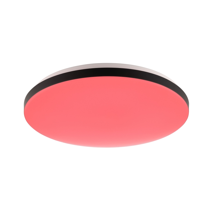 Brilliant - Iluminação de teto LED RGBW com regulação LIVIO LED/20W/230V 3000-6500K diâmetro 49 cm preto + comando