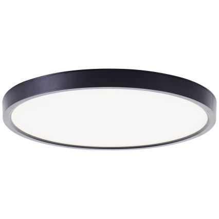 Brilliant - Iluminação de teto LED RGBW com regulação LOTTI LED/16W/230V 3000K diâmetro 30 cm preto Wi-Fi Tuya + comando