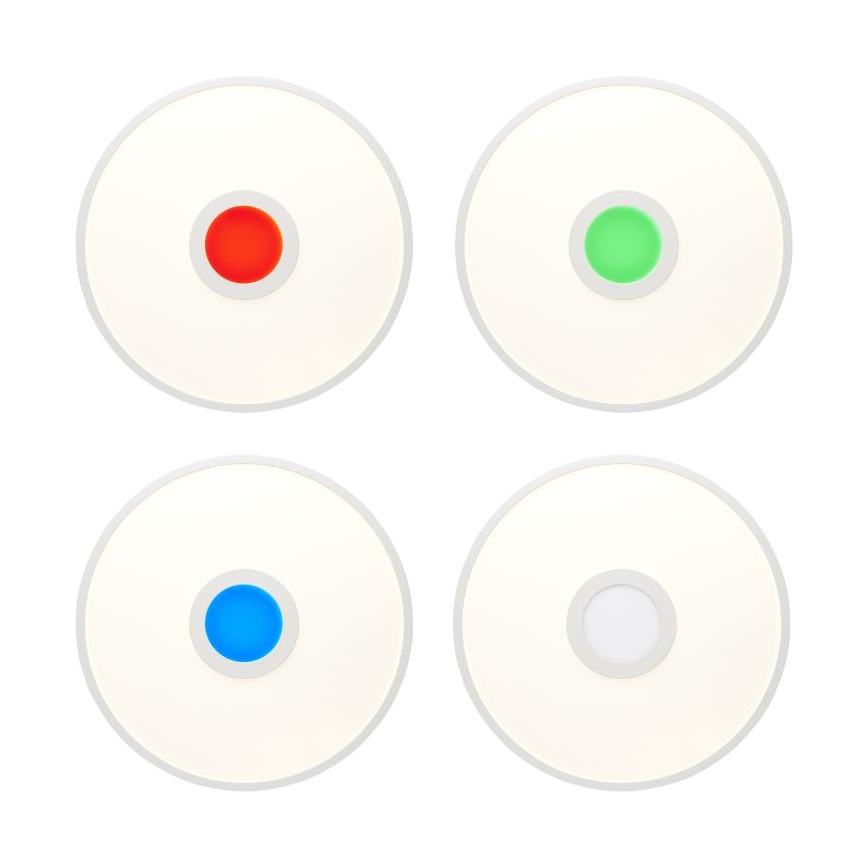 Brilliant - Iluminação de teto LED RGBW com regulação ODELLA LED/24W/230V 2700-6500K + comando