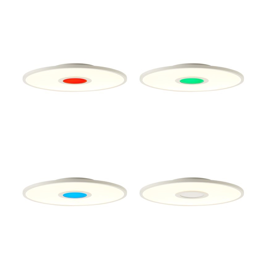 Brilliant - Iluminação de teto LED RGBW com regulação ODELLA LED/24W/230V 2700-6500K + comando