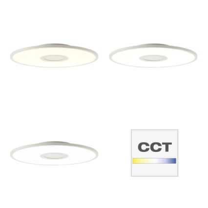Brilliant - Iluminação de teto LED RGBW com regulação ODELLA LED/24W/230V 2700-6500K + comando