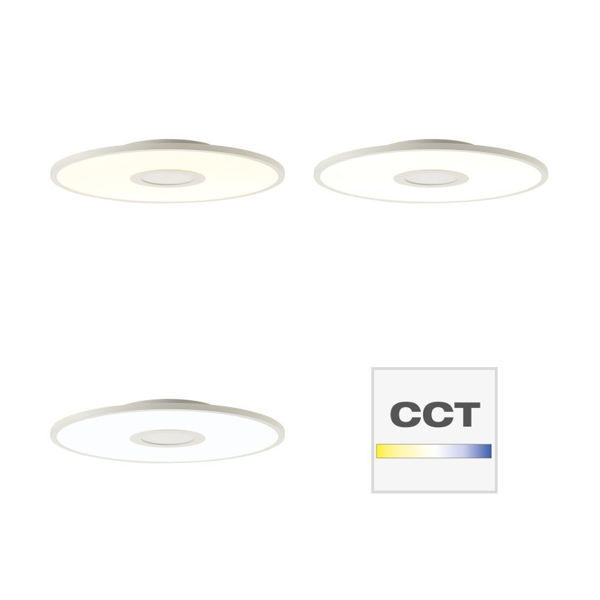 Brilliant - Iluminação de teto LED RGBW com regulação ODELLA LED/24W/230V 2700-6500K + comando