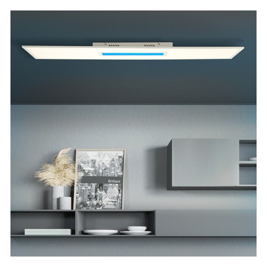 Brilliant - Iluminação de teto LED RGBW com regulação ODELLA LED/37W/230V 2700-6500K + comando