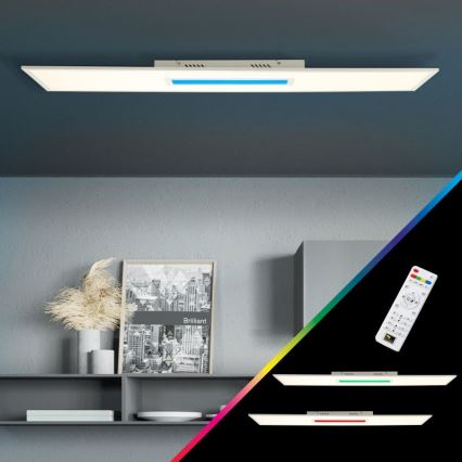 Brilliant - Iluminação de teto LED RGBW com regulação ODELLA LED/37W/230V 2700-6500K + comando