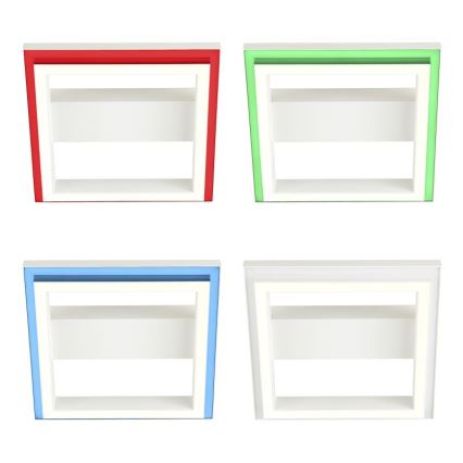 Brilliant - Iluminação de teto LED RGBW com regulação PALLAS LED/18W/230V 2700-6500K + comando