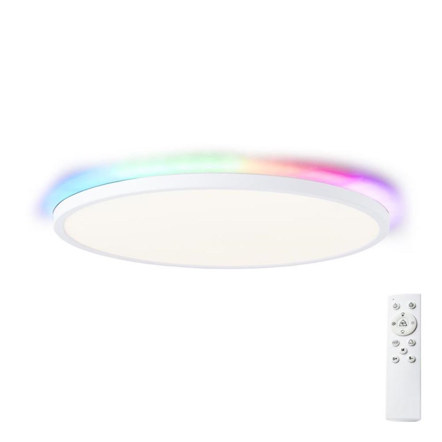 Brilliant - Iluminação de teto LED RGBW com regulação SALTERY LED/22W/230V 3000-6500K + comando