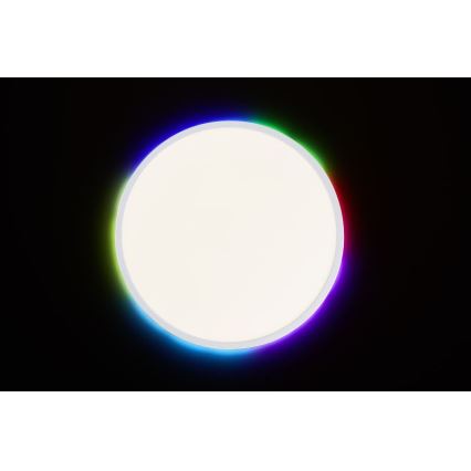 Brilliant - Iluminação de teto LED RGBW com regulação SALTERY LED/22W/230V 3000-6500K + comando