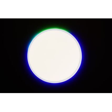 Brilliant - Iluminação de teto LED RGBW com regulação SALTERY LED/22W/230V 3000-6500K + comando