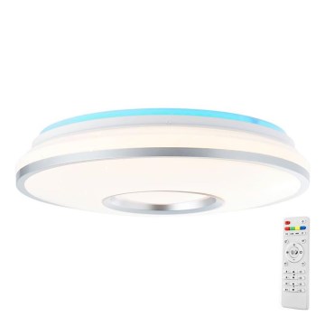 Brilliant - Iluminação de teto LED RGBW com regulação VISITATION LED/24W/230V 3000-6500K + comando