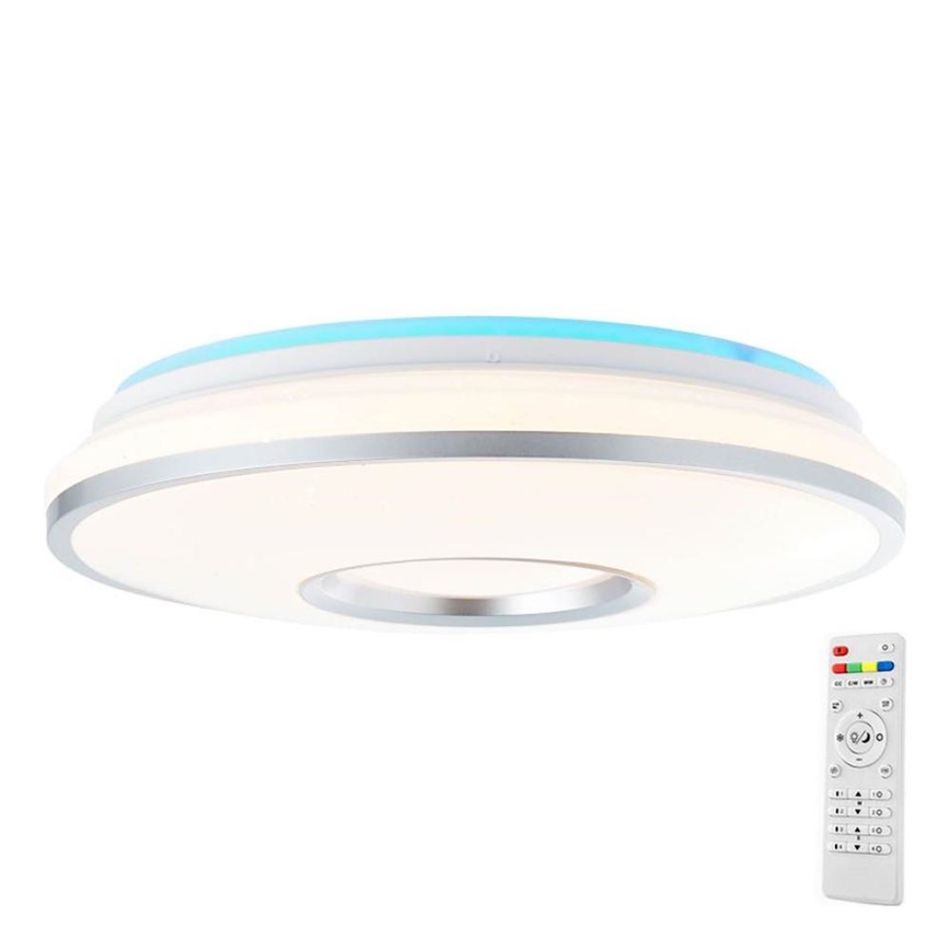 Brilliant - Iluminação de teto LED RGBW com regulação VISITATION LED/24W/230V 3000-6500K + comando