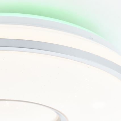 Brilliant - Iluminação de teto LED RGBW com regulação VISITATION LED/24W/230V 3000-6500K + comando