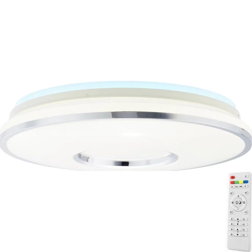 Brilliant - Iluminação de teto LED RGBW com regulação VISITATION LED/32W/230V 3000-6500K + comando