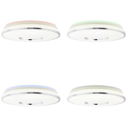 Brilliant - Iluminação de teto LED RGBW com regulação VISITATION LED/32W/230V 3000-6500K + comando
