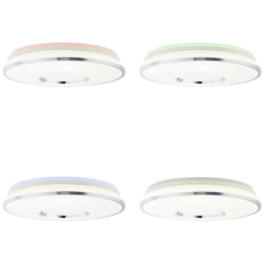 Brilliant - Iluminação de teto LED RGBW com regulação VISITATION LED/32W/230V 3000-6500K + comando