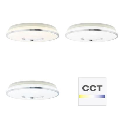 Brilliant - Iluminação de teto LED RGBW com regulação VISITATION LED/32W/230V 3000-6500K + comando