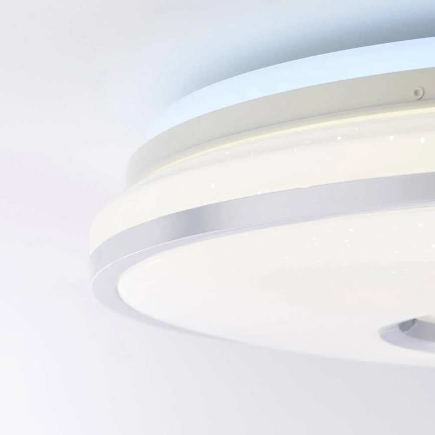 Brilliant - Iluminação de teto LED RGBW com regulação VISITATION LED/32W/230V 3000-6500K + comando