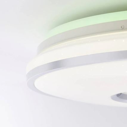 Brilliant - Iluminação de teto LED RGBW com regulação VISITATION LED/32W/230V 3000-6500K + comando