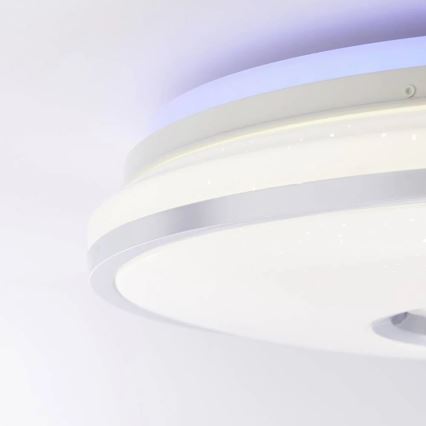 Brilliant - Iluminação de teto LED RGBW com regulação VISITATION LED/32W/230V 3000-6500K + comando