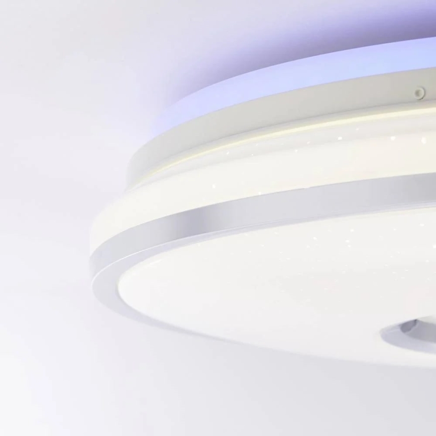 Brilliant - Iluminação de teto LED RGBW com regulação VISITATION LED/32W/230V 3000-6500K + comando