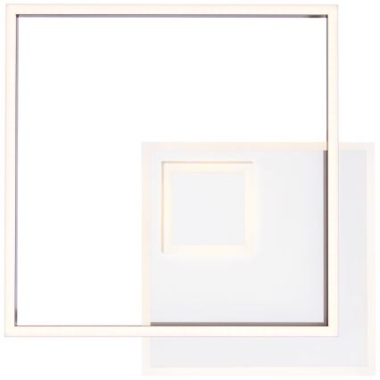 Brilliant - Iluminação de teto LED com regulação IORGO LED/40W/230V 3000K 43,5x43,5 cm branco/preto