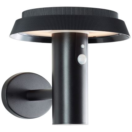 Brilliant - Iluminação solar de parede LED com sensor ALVERO LED/4W/3,7V IP44