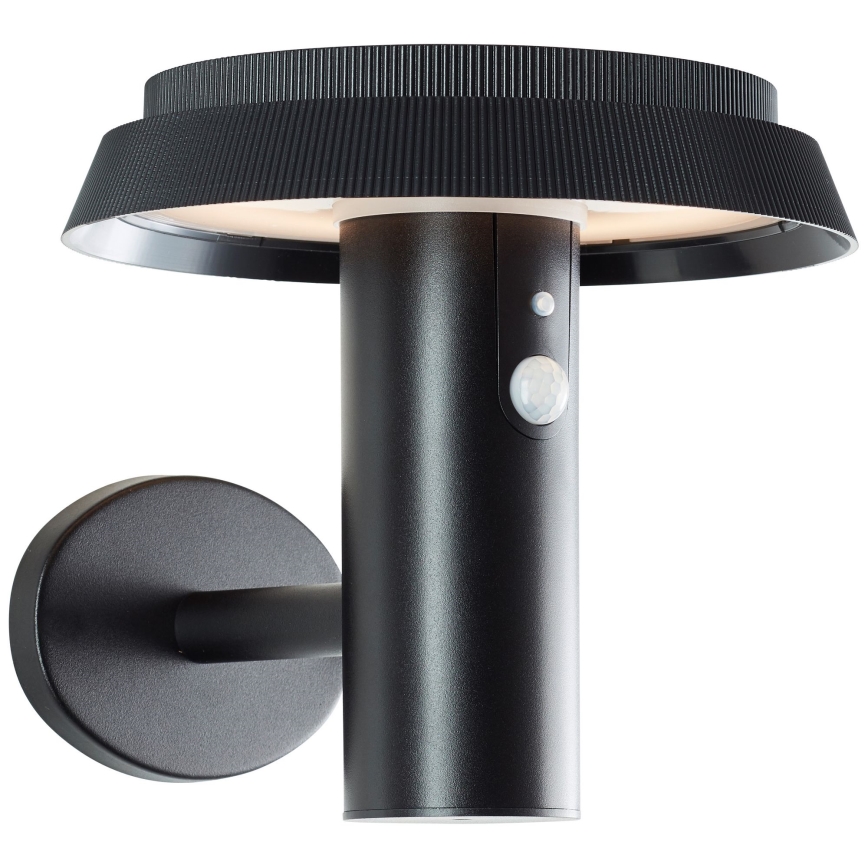 Brilliant - Iluminação solar de parede LED com sensor ALVERO LED/4W/3,7V IP44