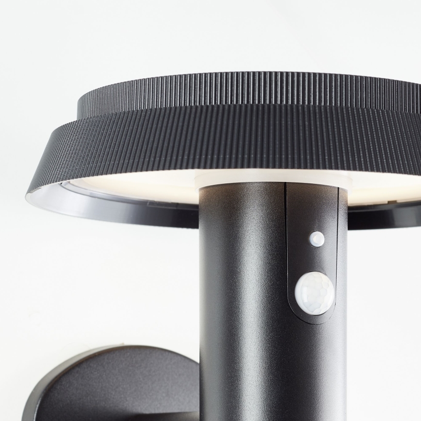 Brilliant - Iluminação solar de parede LED com sensor ALVERO LED/4W/3,7V IP44