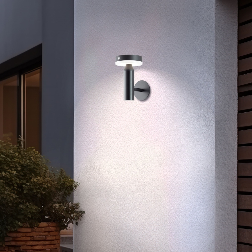 Brilliant - Iluminação solar de parede LED com sensor MAGUA LED/4W/3,7V IP44