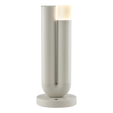 Brilliant - Lâmpada de mesa exterior tátil recarregável regulável SAYU LED/2,5W/5V 2700K 2600 mAh IP44 cinzenta