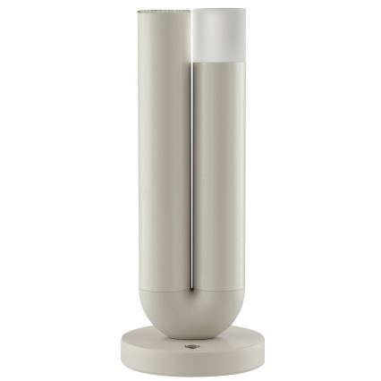 Brilliant - Lâmpada de mesa exterior tátil recarregável regulável SAYU LED/2,5W/5V 2700K 2600 mAh IP44 cinzenta
