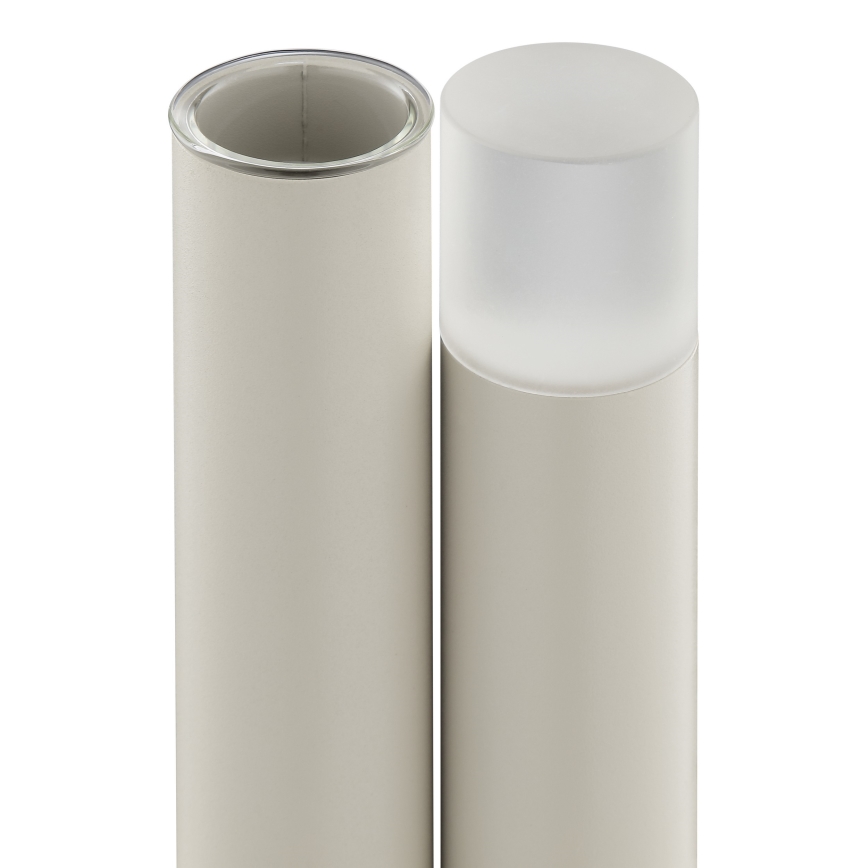 Brilliant - Lâmpada de mesa exterior tátil recarregável regulável SAYU LED/2,5W/5V 2700K 2600 mAh IP44 cinzenta