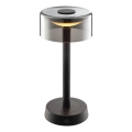 Brilliant - Lâmpada de Mesa LED Recarregável, Regulável por Toque, para Exterior RAZOR LED/2,5W/5V 2700K 2600 mAh IP44 preto