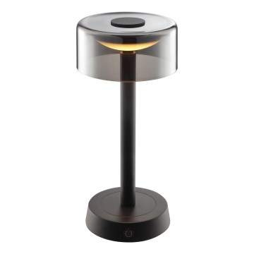 Brilliant - Lâmpada de Mesa LED Recarregável, Regulável por Toque, para Exterior RAZOR LED/2,5W/5V 2700K 2600 mAh IP44 preto