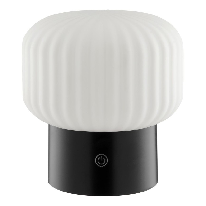 Brilliant - Lâmpada de mesa para exterior LED RGBW dimerizável, recarregável e sensível ao toque SARASTRO LED/3W/5V 2700K 1800 mAh IP44 branca