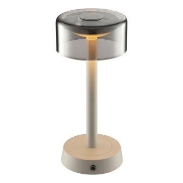 Brilliant - Lâmpada de mesa para exterior recarregável LED tátil e regulável RAZOR LED/2,5W/5V 2700K 2600 mAh IP44 cinzenta