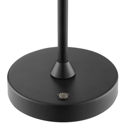 Brilliant - LED dimerizável recarregável com controlo tátil para exterior, lâmpada de mesa ELORA LED/2,5W/5V 2700K 2600 mAh IP44 preta