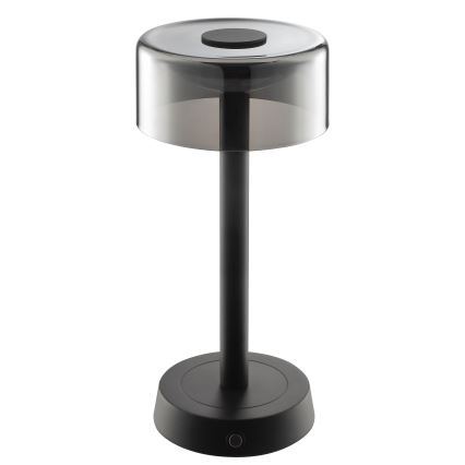 Brilliant - Lâmpada de Mesa LED Recarregável, Regulável por Toque, para Exterior RAZOR LED/2,5W/5V 2700K 2600 mAh IP44 preto