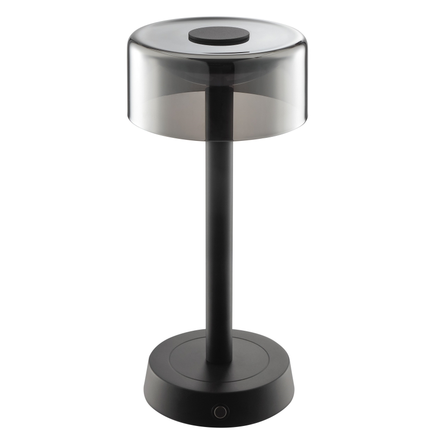 Brilliant - Lâmpada de Mesa LED Recarregável, Regulável por Toque, para Exterior RAZOR LED/2,5W/5V 2700K 2600 mAh IP44 preto