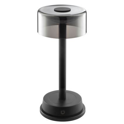 Brilliant - Lâmpada de Mesa LED Recarregável, Regulável por Toque, para Exterior RAZOR LED/2,5W/5V 2700K 2600 mAh IP44 preto