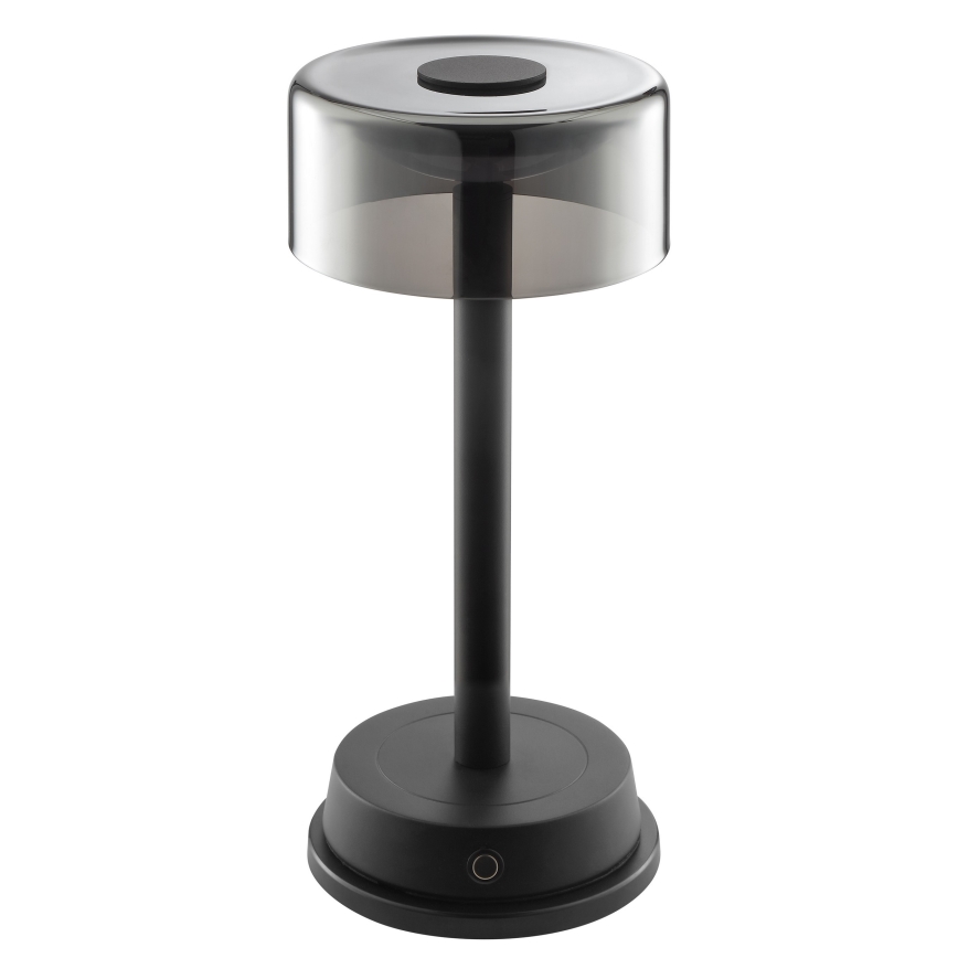 Brilliant - Lâmpada de Mesa LED Recarregável, Regulável por Toque, para Exterior RAZOR LED/2,5W/5V 2700K 2600 mAh IP44 preto