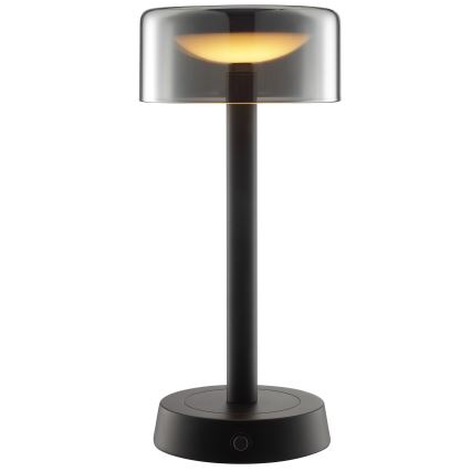 Brilliant - Lâmpada de Mesa LED Recarregável, Regulável por Toque, para Exterior RAZOR LED/2,5W/5V 2700K 2600 mAh IP44 preto