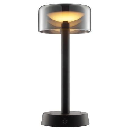 Brilliant - Lâmpada de Mesa LED Recarregável, Regulável por Toque, para Exterior RAZOR LED/2,5W/5V 2700K 2600 mAh IP44 preto