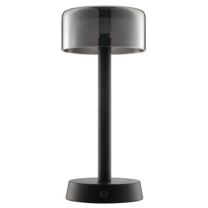 Brilliant - Lâmpada de Mesa LED Recarregável, Regulável por Toque, para Exterior RAZOR LED/2,5W/5V 2700K 2600 mAh IP44 preto