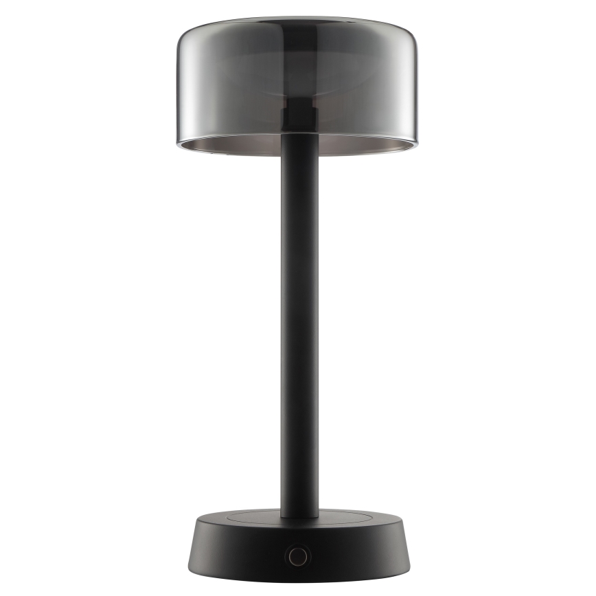 Brilliant - Lâmpada de Mesa LED Recarregável, Regulável por Toque, para Exterior RAZOR LED/2,5W/5V 2700K 2600 mAh IP44 preto