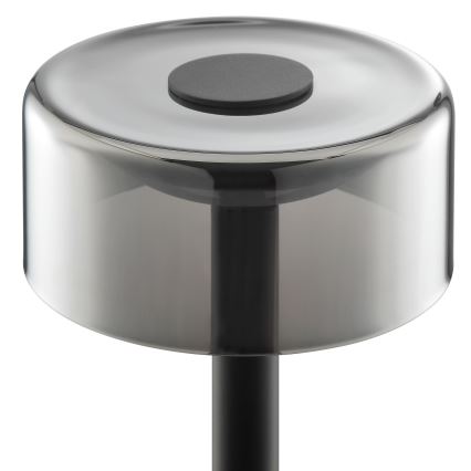 Brilliant - Lâmpada de Mesa LED Recarregável, Regulável por Toque, para Exterior RAZOR LED/2,5W/5V 2700K 2600 mAh IP44 preto