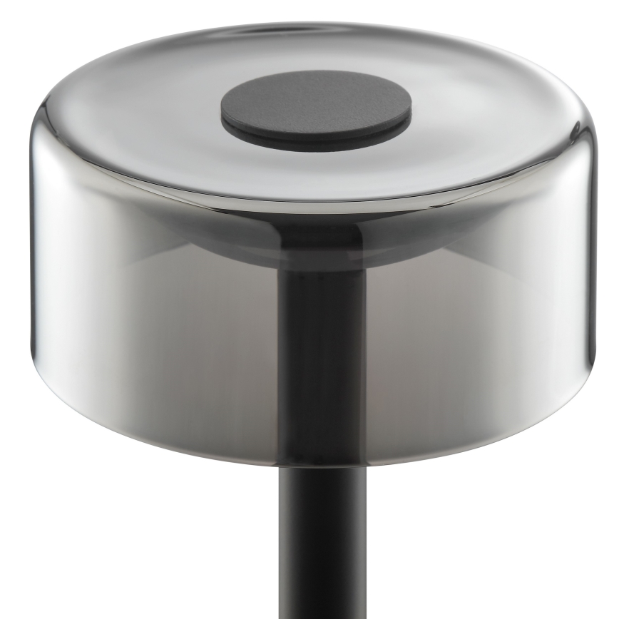 Brilliant - Lâmpada de Mesa LED Recarregável, Regulável por Toque, para Exterior RAZOR LED/2,5W/5V 2700K 2600 mAh IP44 preto